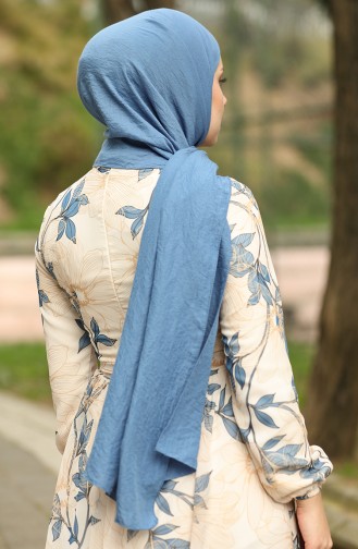 Soft-Baumwollschal 2000-33 Blau 2000-33