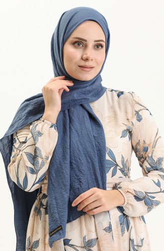 Soft Cotton Shawl 2000-36 Dark Blue 2000-36