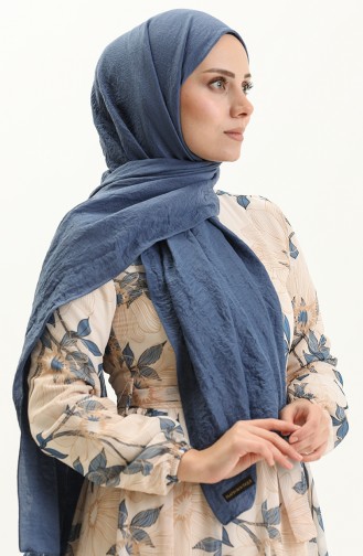 Soft Cotton Shawl 2000-36 Dark Blue 2000-36