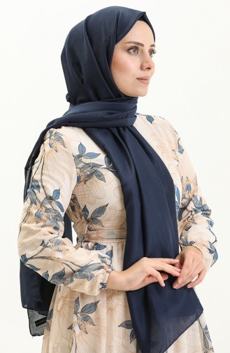 Soft Cotton Shawl 2000-43 Dark Navy Blue 2000-43