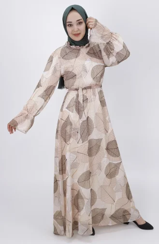 Robe Hijab Beige 400-01