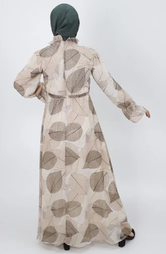 Robe Hijab Beige 400-01