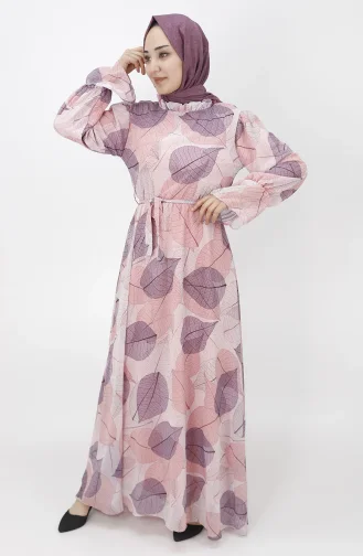 Robe Hijab Poudre 400-02