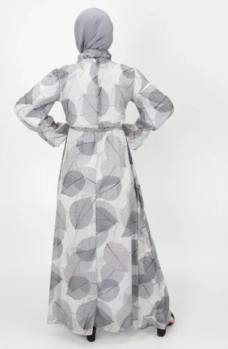 Gray İslamitische Jurk 400-04
