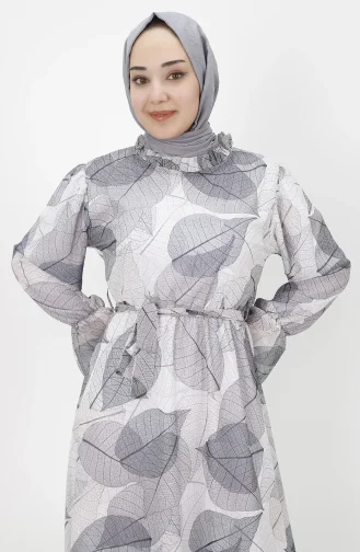 Gray İslamitische Jurk 400-04