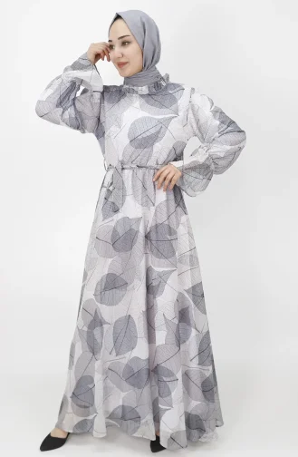 Gray İslamitische Jurk 400-04