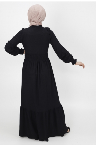 Robe Hijab Noir 3068-01