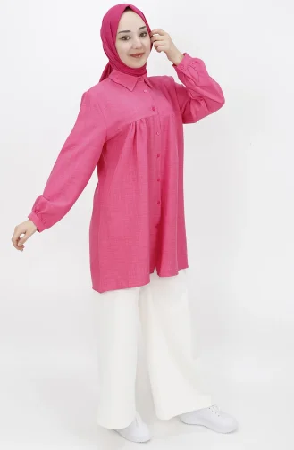 Fuchsia Overhemdblouse 23168-02