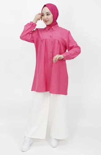 Fuchsia Overhemdblouse 23168-02