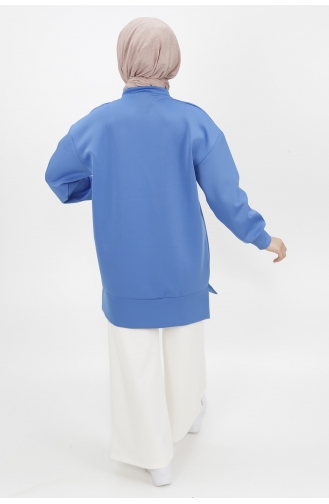 Sweatshirt Bleu 23213-03