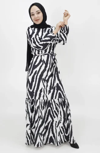 Robe Hijab Noir 3032-01