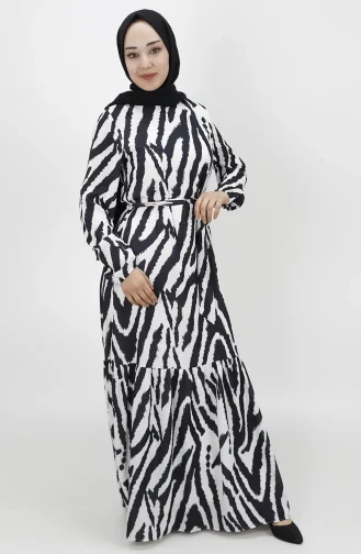 Robe Hijab Noir 3032-01