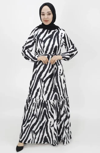Robe Hijab Noir 3032-01