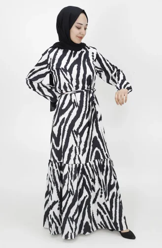 Robe Hijab Noir 3032-01