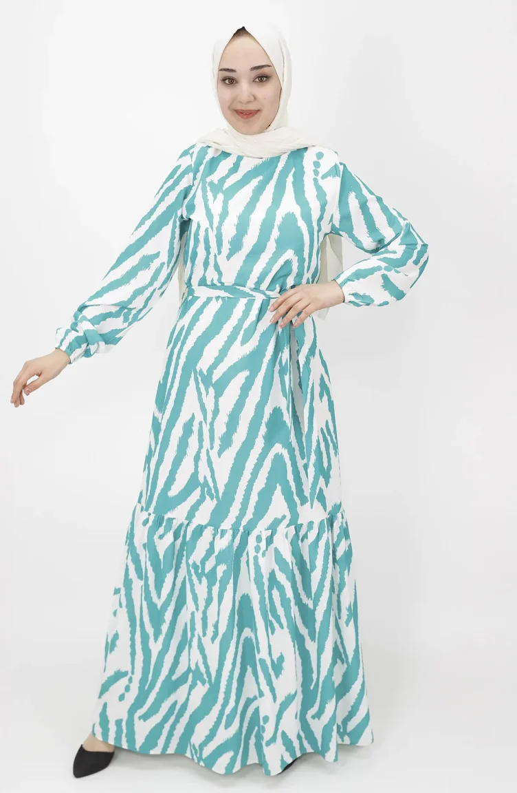 Robe Hijab Vert 3032-03