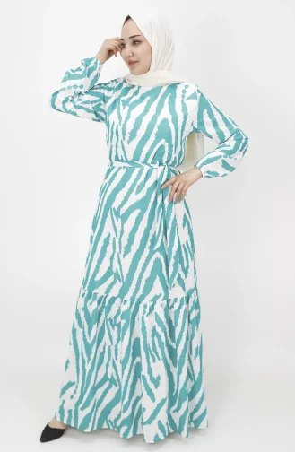 Robe Hijab Vert 3032-03