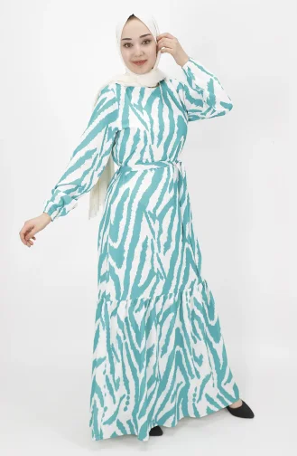Robe Hijab Vert 3032-03