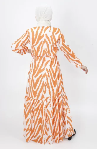 Robe Hijab Orange 3032-04