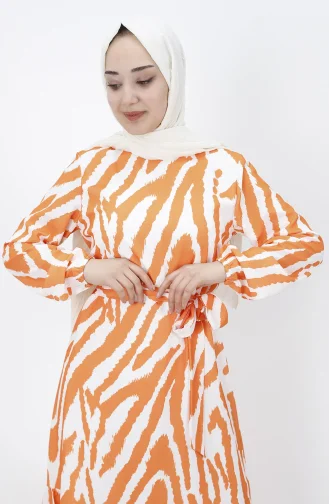 Robe Hijab Orange 3032-04