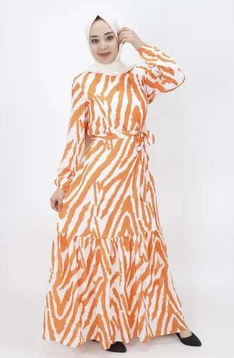 Robe Hijab Orange 3032-04