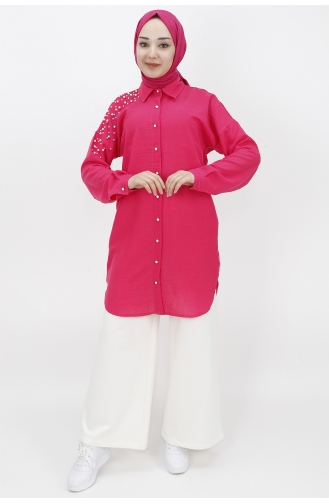 Fuchsia Overhemdblouse 10130-01