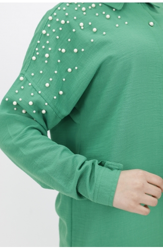 Green Overhemdblouse 10130-02