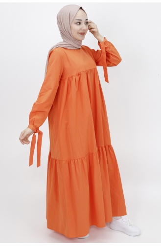 فستان برتقالي 70043-02
