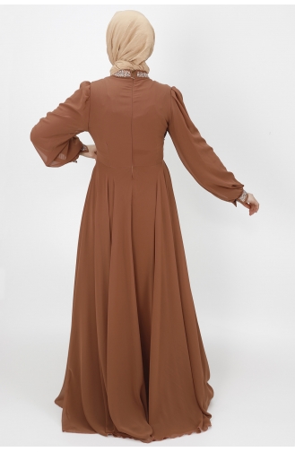 Tabak Hijab-Abendkleider 10004-04