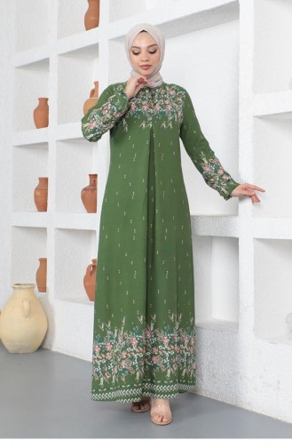 Green Hijab Dress 0285SGS.YSL
