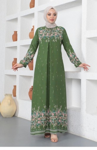 Green Hijab Dress 0285SGS.YSL