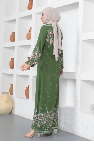 Green Hijab Dress 0285SGS.YSL