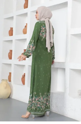 Green Hijab Dress 0285SGS.YSL