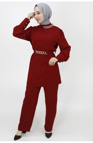 Claret Red Suit 10005-02