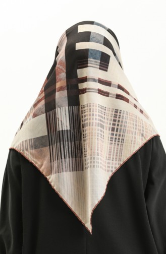 Minelli Soft Eşarp 111270-09 Camel Siyah