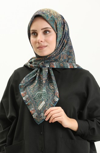 Minelli Soft Eşarp 11212-05 Petrol Kiremit