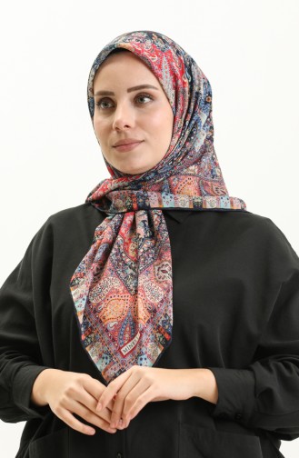 Minelli Soft Scarf 11212-12 Fuchsia Mustard 11212-12
