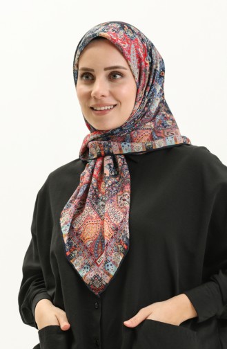 Minelli Soft Scarf 11212-12 Fuchsia Mustard 11212-12