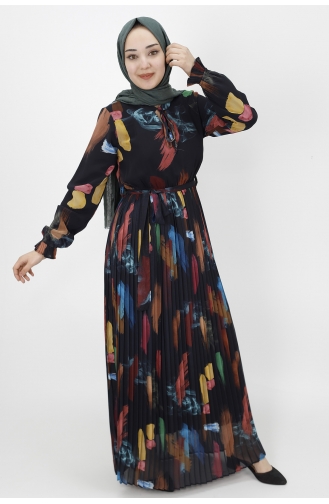 Robe Hijab Noir 3056-02