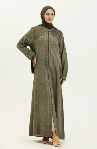 Seidenstoff Abaya 7575-04 Khaki 7575-04