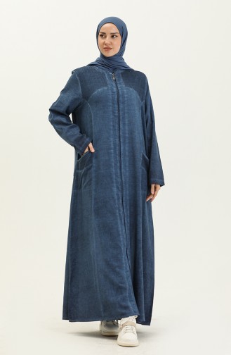 Seidenstoff Abaya 7575-05 Indigo 7575-05