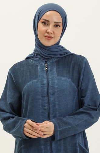 Seidenstoff Abaya 7575-05 Indigo 7575-05