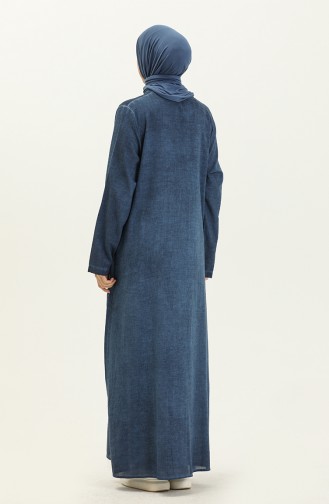 Seidenstoff Abaya 7575-05 Indigo 7575-05