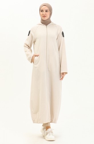 Ecru Abaya 6955-03