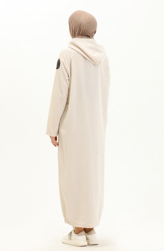 Ecru Abaya 6955-03