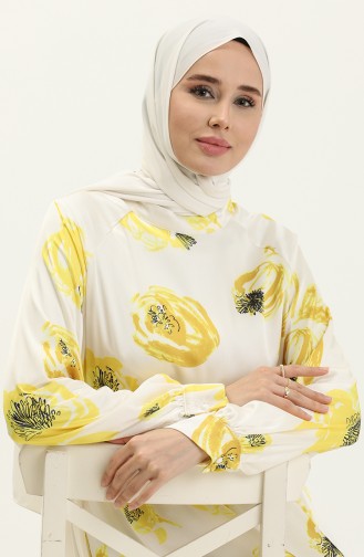 Robe Hijab Moutarde 4694
