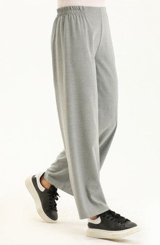 Elastische Hose mit weitem Bein 2951-12 Dunkelgrau 2951-12