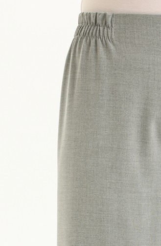 Elastische Hose mit weitem Bein 2951-12 Dunkelgrau 2951-12