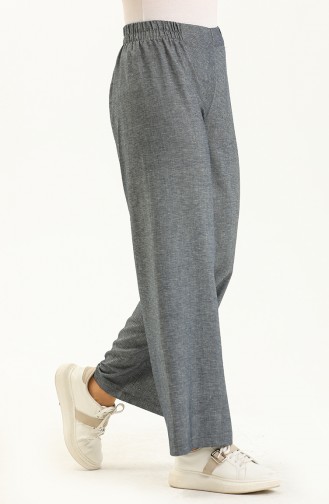 Hose mit elastischem Bund und weitem Bein 2951-13 Jeans Farbe 2951-13