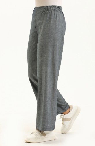 Hose mit elastischem Bund und weitem Bein 2951-13 Jeans Farbe 2951-13