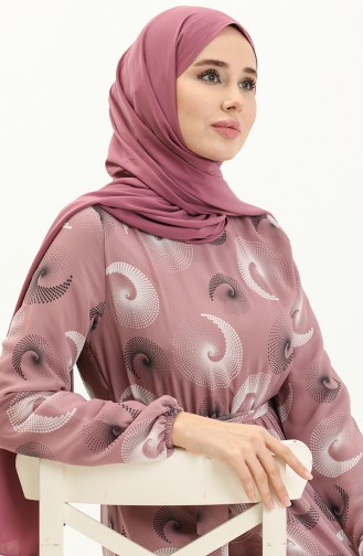 Dusty Rose İslamitische Jurk 81835-01